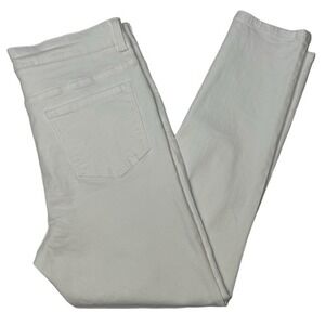 Universal Standard Seine High‎ Rise Skinny Jeans White 27" Inseam Women's 12